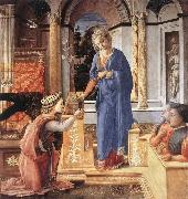 Fra Filippo Lippi The Annunciation with two Kneeling Donors France oil painting artist